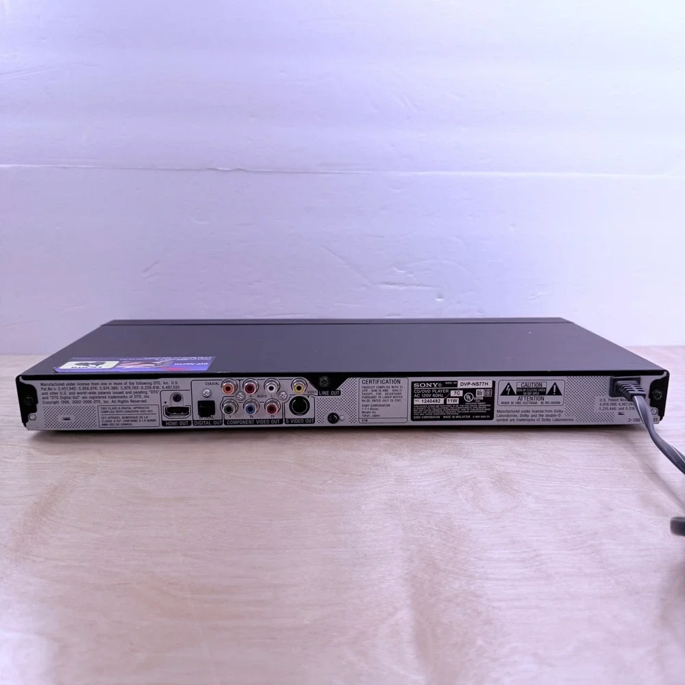 Sony DVP-NS77H 1080p Upscaling HDMI CD DVD Player Black with Remote RMT-D197A